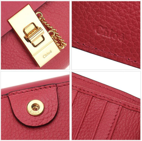 2016-17AW クロエ財布スーパーコピー CHLOE DREW COMPACT WALLET/DREAMY 3P 0805 H8J BHZ